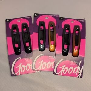 Goody Stay Tight Barrettes  3 Two- Packs